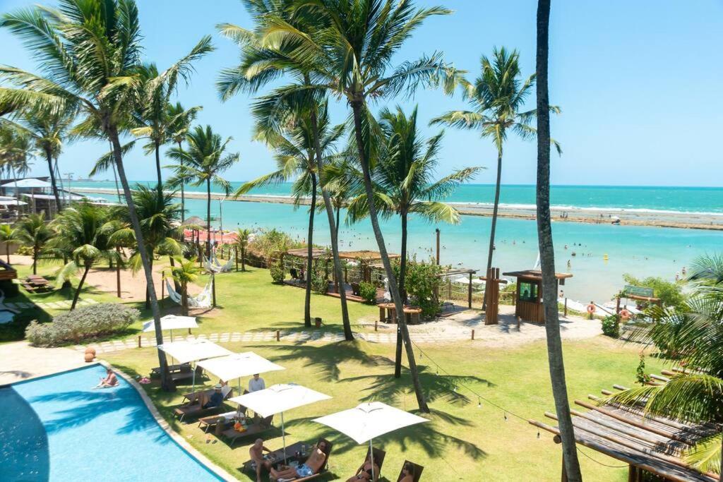 Flat Vista Mar No La Fleur Polinesia - Muro Alto - Porto De Galinhas Cupe Экстерьер фото